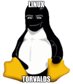 image of Tux the Penguin, smirking.